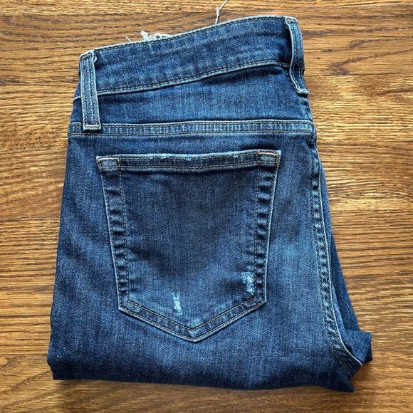 Joe's Mid-Rise, Distressed Skinny Ankle Jeans - Size 28 - Picture 4 of 12